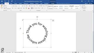 How to write text in circle in word screenshot 2