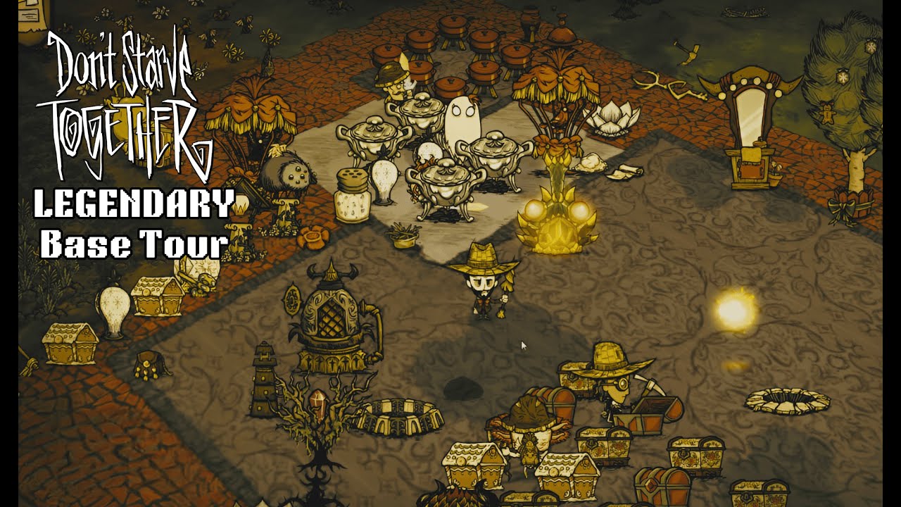 Don't Starve Together Multiplayer Legendary Base Tour YouTube