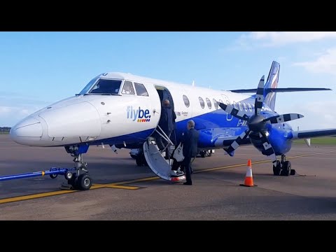 Eastern Airways BAe Jetstream 41 Cardiff to Anglesey | Full Flight