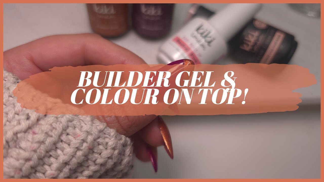 Урок по наращиванию ногтей гелем с покрытием гель-лаком! Совершенно новые цвета от Kiki London!