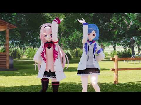 [にじさんじMMD] 踊れオーケストラ 周央サンゴ＆西園チグサ 2k [Sango Suo & Chigusa Nishizono Dance Orchestra]