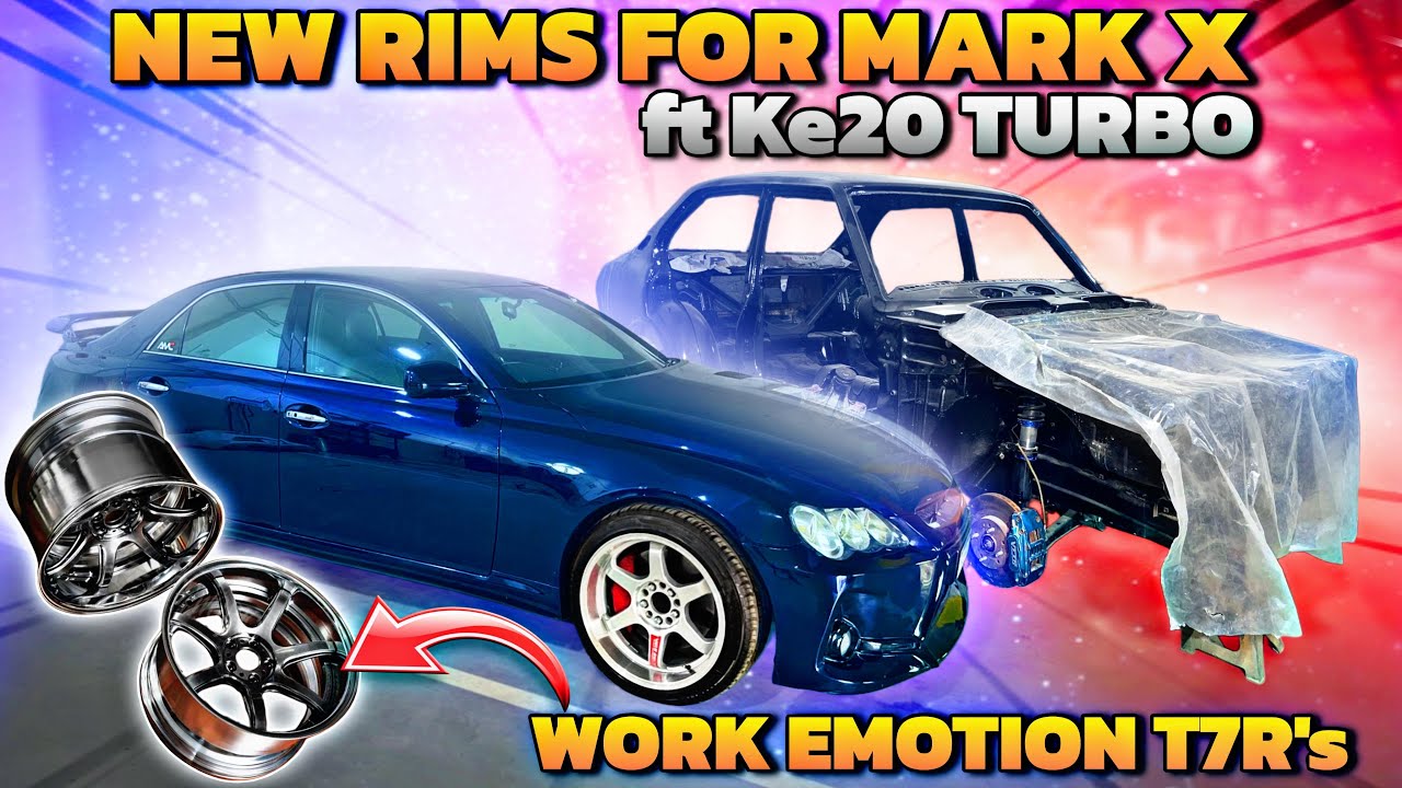 NEW RIMS FOR MARK X ft KE20 TURBO 💯 Work Emotion T7R’s