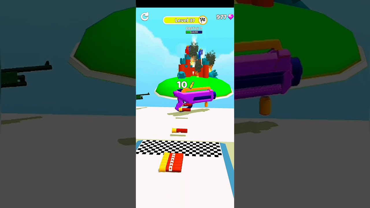 🚀Bullet Stack 3D All Levels (Level-37) Android - IOS Games 