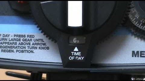 Fleck 5600 Econominder - How to set time of day