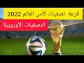 قرعة التصفيات الأوروبية المؤهلة لكأس العالم قطر 2022 قرعة التصفيات الأوروبية المؤهلة لكأس العالم قطر 2022