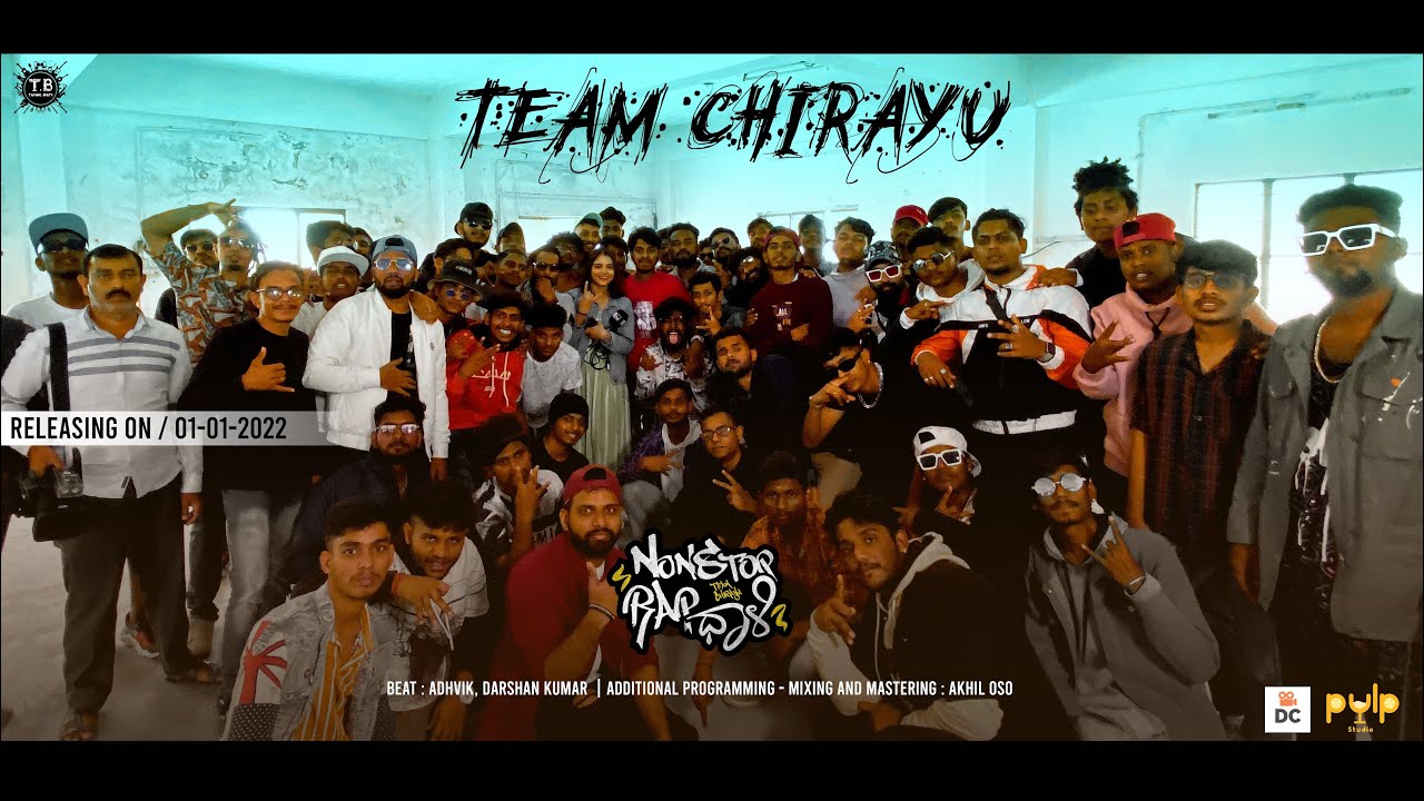 NRD   NON STOP RAP DHAALI  Team Chirayu  Official Music Video  56 Rappers  One Take