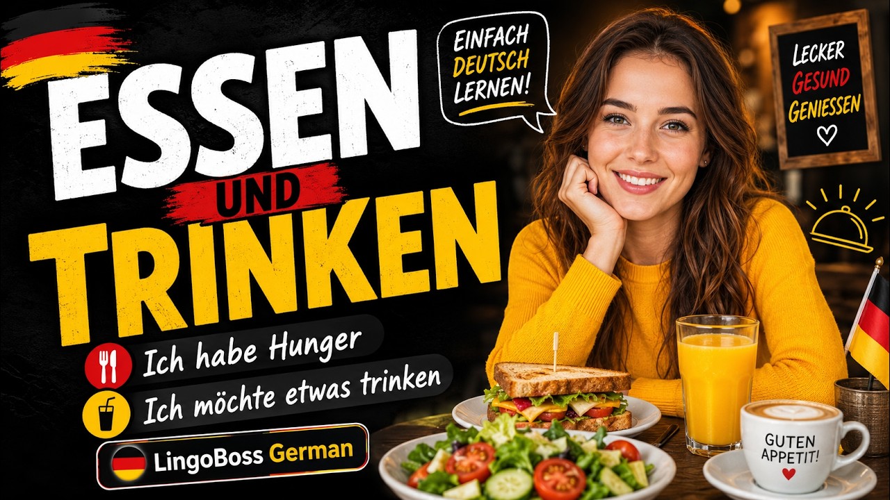 Deutsch lernen A1 ☕ Im Café bestellen | einen oder eine Kaffee? (der die das)