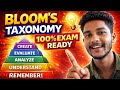 BLOOM'S TAXONOMY For B.Ed exams 2026.
