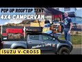 Campervan built on isuzu vcross  best overlanding car  4x4 campervan isuzu rooftopcamping 4x4