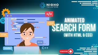 Information Animated Search Form With HTML & CSS News