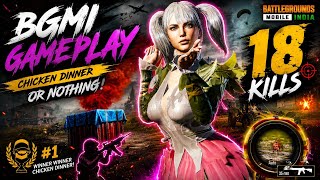 🔥 18 KILLS INSANE GAMEPLAY 😱 | BGMI #bgmi #viral #subscribe #youtube #youtube videos 