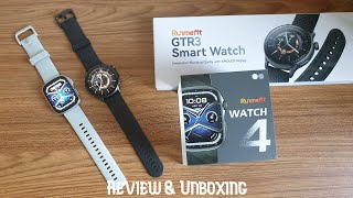 Runmefit Watch 4 & Gtr3 Smart Fitness Smartwatch - Review & Unboxing