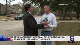 Texas Attornery General delays opinion on State Rep. Jim Murphy's ethics