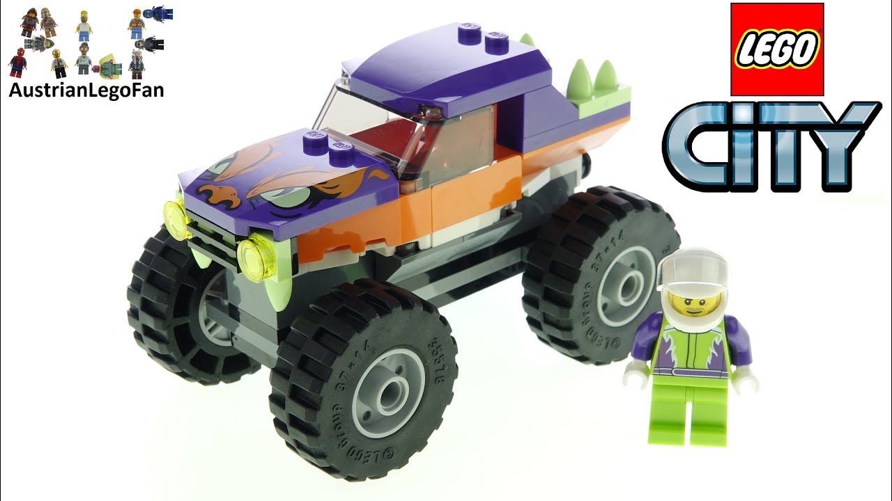 Etableret teori mikro hoppe LEGO City 60251 Monster Truck - Lego Speed Build Review - YouTube