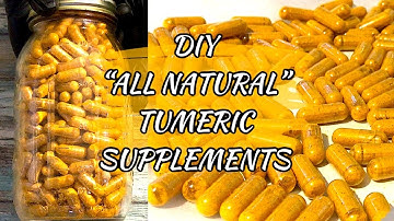 DIY Tumeric Supplement Capsules