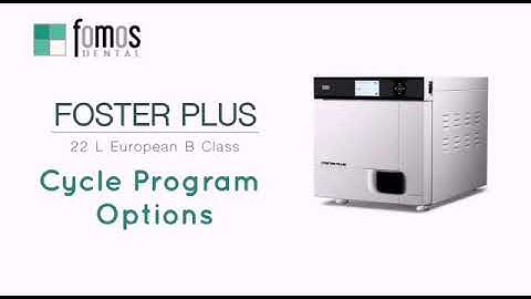 Foster Plus European Class B Autoclave