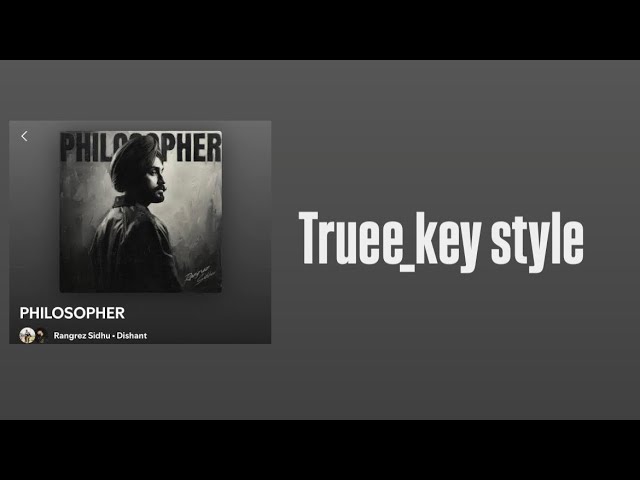 Watch Rangrez Sidhu & Dishant - PHILOSOPHER (truee_key style) on YouTube Watch Rangrez Sidhu & Dishant - PHILOSOPHER (truee_key style) on YouTube