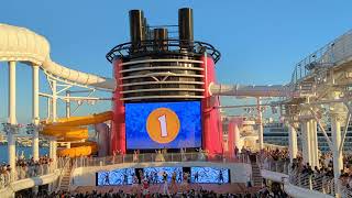 11/18/2022 Disney Wish Set Sail Horn Blast