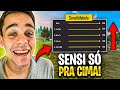 SENSI ALTA SÓ PRA CIMA!! USEI MÁXIMO Q O JOGO AGUENTA!! FREE FIRE