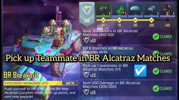Pick up Teammate in BR Alcatraz Matches Call Of Duty Mobile Tasks Complete