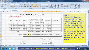 Excel - Cách chuyển số thành chữ trong Excel 2003, 2007, 2010, 2013
