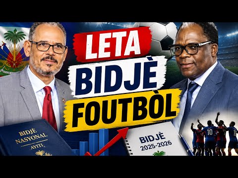 Haiti nan Koup Dimond: Se minis spò a ki dwe mete foutbòl nan Bidjè Nasyonal la