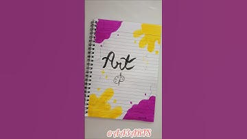 art 🎨 #youtubeshorts #shortvideo #project #frontpage #schoolproject