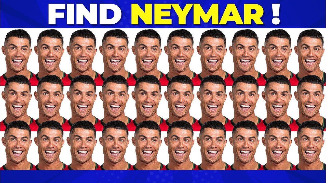 Neymar Quiz ~ Find Neymar Jr ? 🔎 Guess the player club ⚽ Find Ronaldo ...