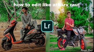 How to edit like atharv raut || MOODY green || Lightroom editing || juber mulla edit