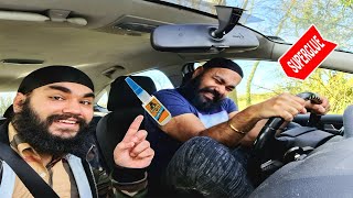 I SUPERGLUED HIS HANDS ON STEERING WHEEL - Prank