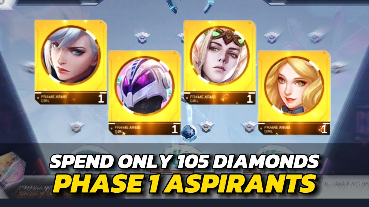 I SPENT ONLY 105💎 IN ASPIRANTS PHASE 1 🤯😳🎉 