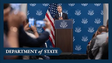 Secretary Blinken participates in the rollout of the Global Labor Directive