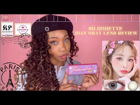 SILHOUETTE 1DAY GRAY - Lensvery First Impressions!☆