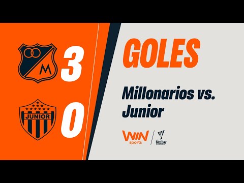 Millonarios vs. Junior (goles) | Liga BetPlay Dimayor 2025-2 | Fecha 8