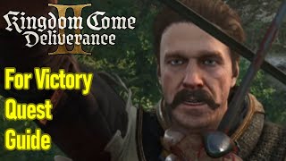 Kingdom Come Deliverance 2 for victory main quest guide walkthrough, how to win duel, wine location