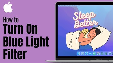 MacBook How To Turn On Blue Light Filter and KEEP On Night Shift