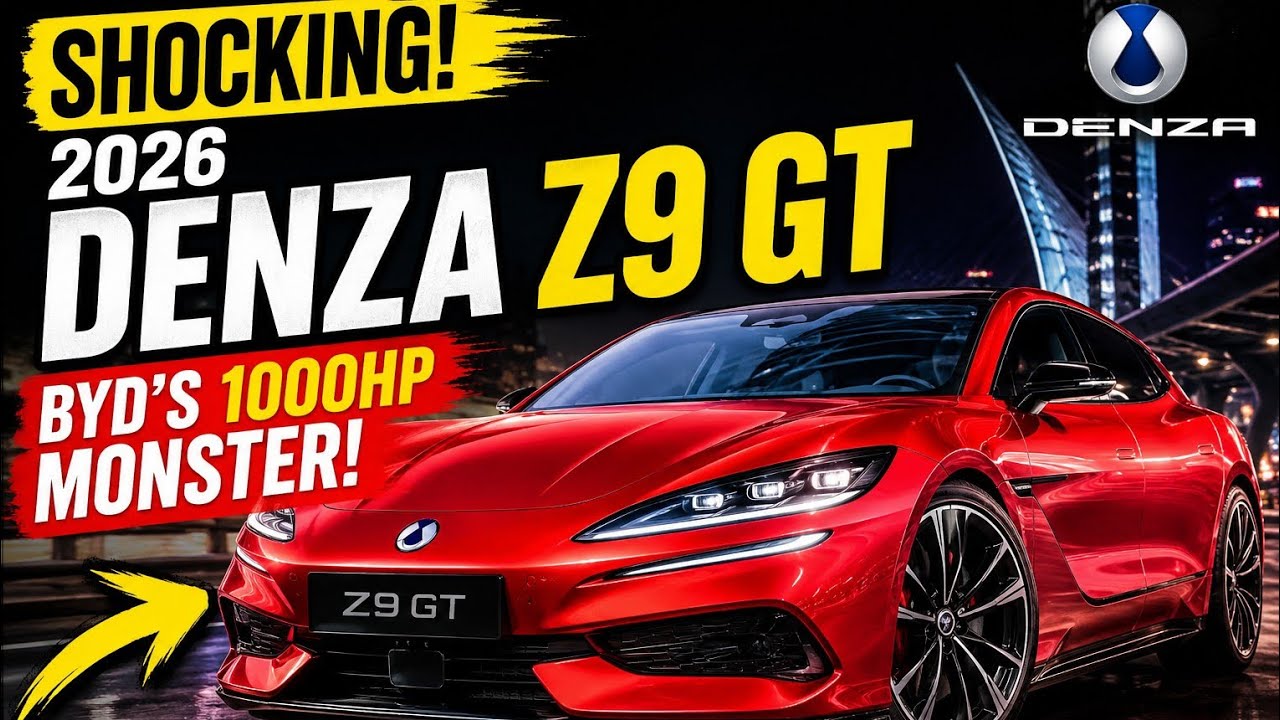 🚗 [SHOCKING] 2026 Denza Z9 GT Revealed – BYD's 1000HP Luxury