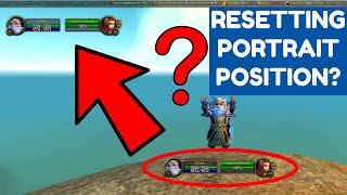 Fix Moving Character or Target Portraits - Wow Classic