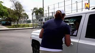 Florida residents pick up unemployment forms in pop-up drive-through