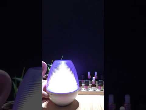 水滴造型 七彩超音波精油香氛水氧機