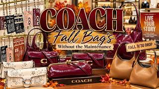 COACH 9/30 DROP🍒 Don't Know What to Buy? START HERE I Concert Hangtags,Dark Cherry, and more! #coach