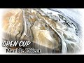 AMAZING Open Cup MARBLE EFFECT😍 | Acrylic Pouring | Fluid Art | Acrylic Pour Painting #(51)