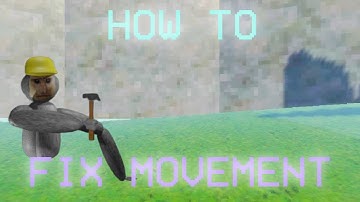 HOW TO FIX MOVEMENT IN YOUR GORILLA TAG FAN GAME
