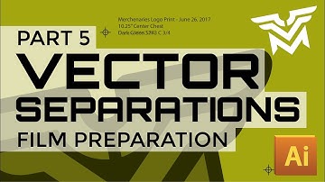 How to Make Vector Separations - Part 5 - Film Preparation