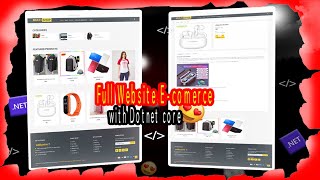 Full Website E-commerce using Asp.net Core mvc Presentation  (Arabic)