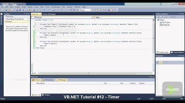 {VB.NET}∞Tutorial 12 - Timer