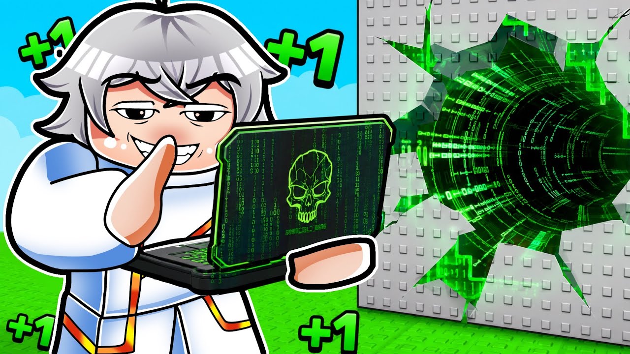 Tiap Klik Skill HACKER Aku Nambah di Roblox! (+1 Hack per Click)