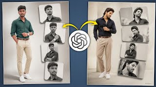 Trending Boys Portrait Collage Style Photo Editing | Chatgpt photo editing boys  screenshot 3