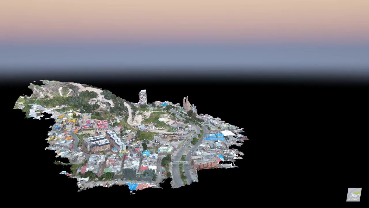 Modelo Digital de Terreno Pix4D Mapper Terreno en Bogotá-Colombia - YouTube