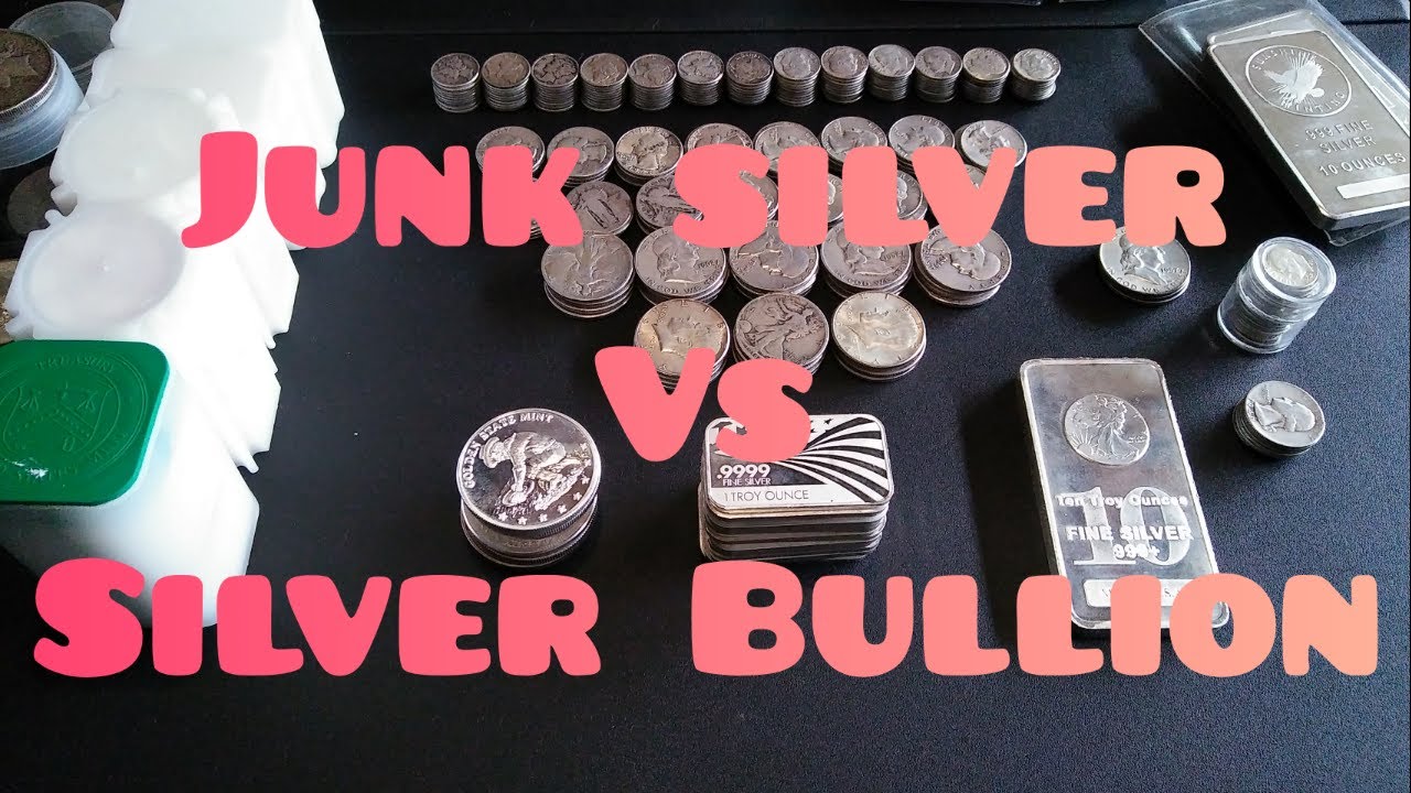 Junk silver vs Silver bullion. Why I invest in both. Prepping & investing. YouTube